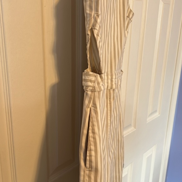 Rachel Roy Cut Out Denim Wide Leg Pantsuit - Picture 4 of 6